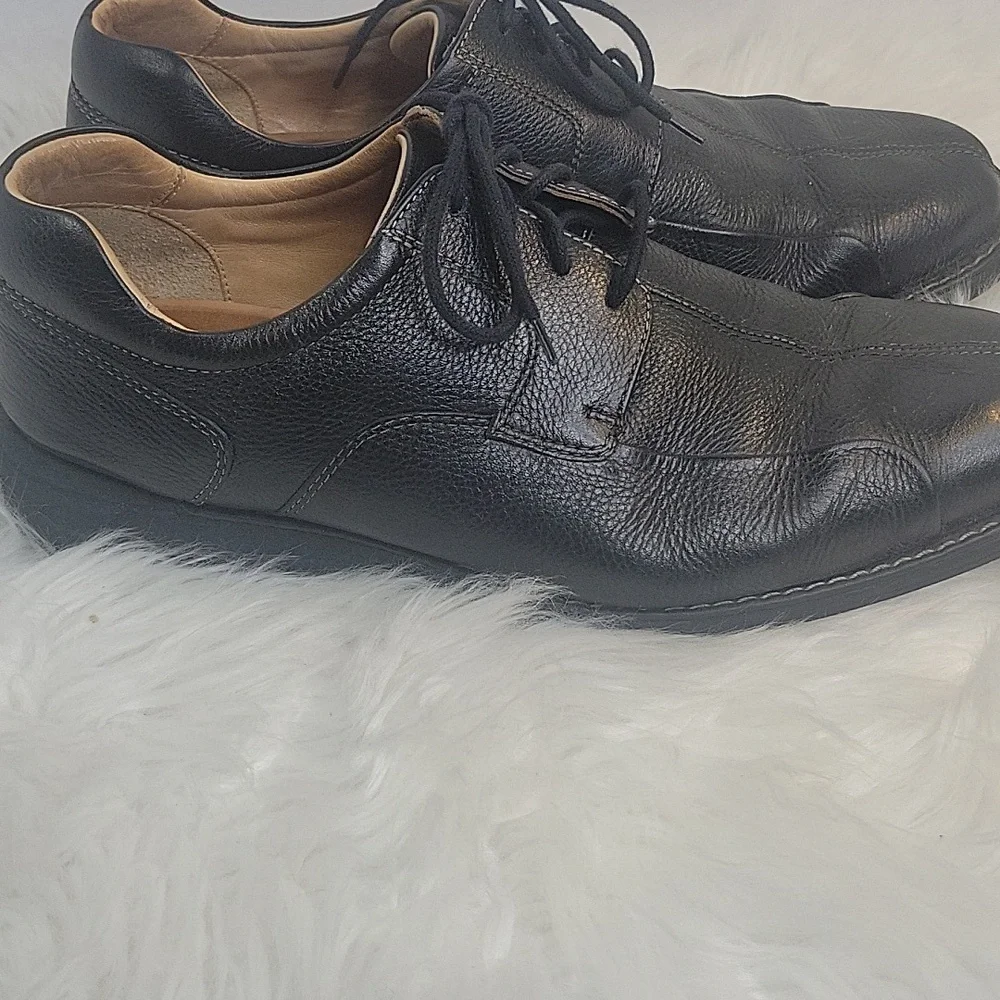 Johnston & Murphy Black Leather‎ Oxford Shoes Size 10.5